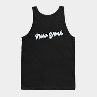 New york cursive script Tank Top